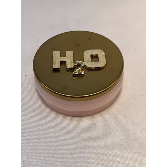 Vtg Pink Plastic Collapsible Folding Cup with Gold Tone H2O Metal Lid READ - Picture 2 of 6